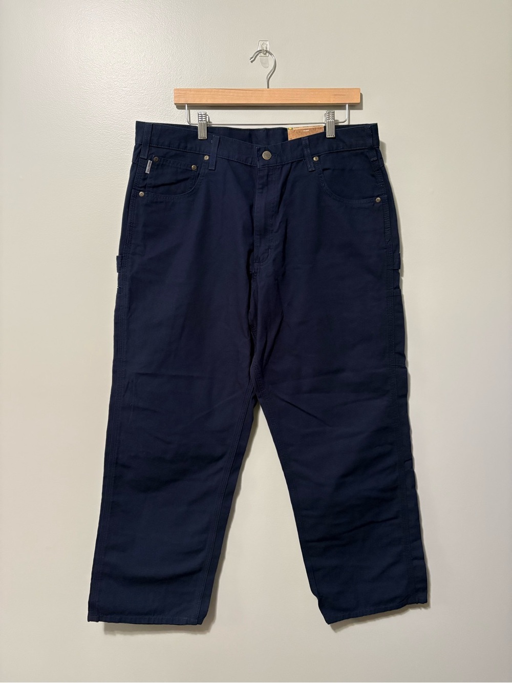 Carhartt Loose Fit Canvas Carpenter Jean Navy